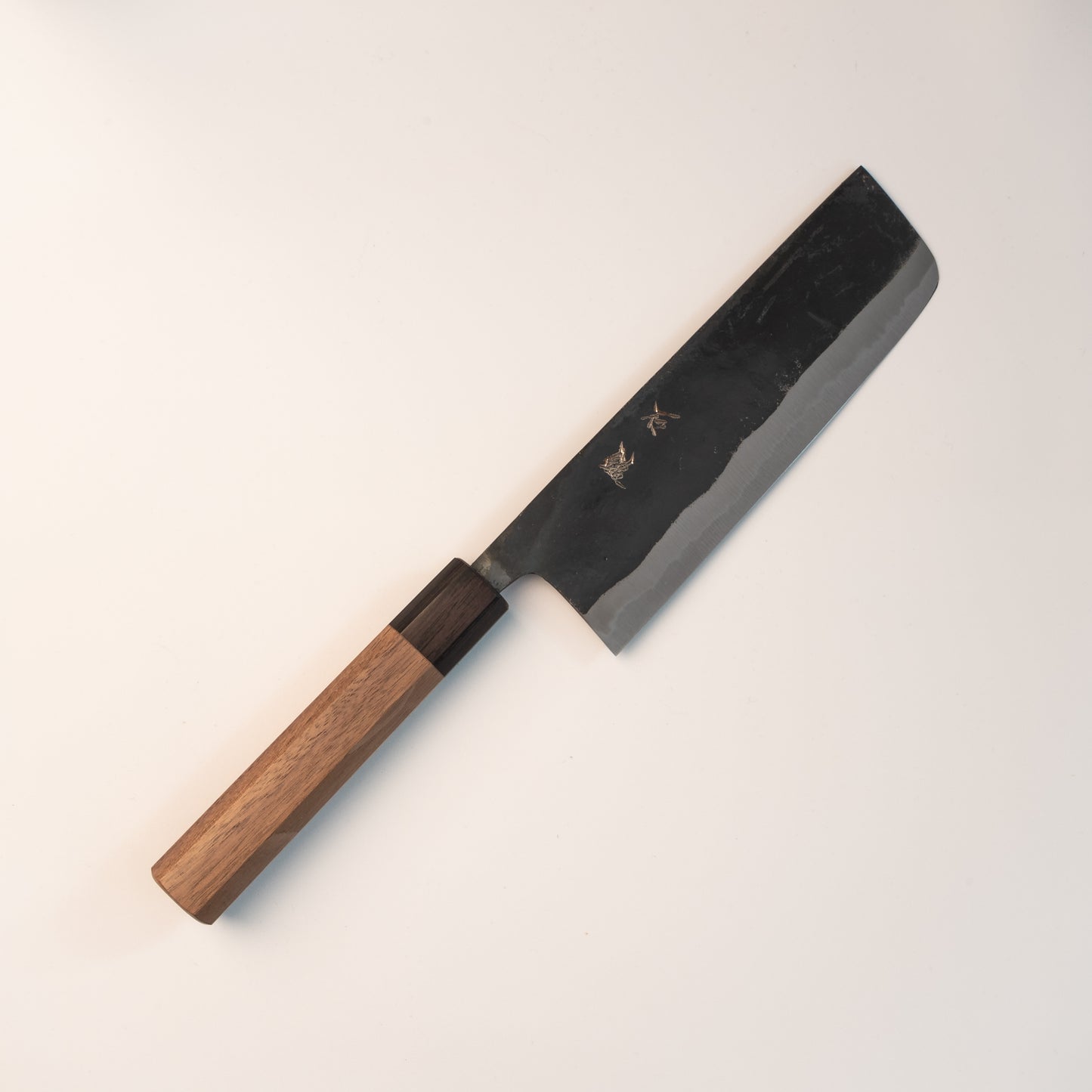 Nakiri Chef Knife, 165mm Aogami (Blue) #2 Carbon Steel - Yoshimune